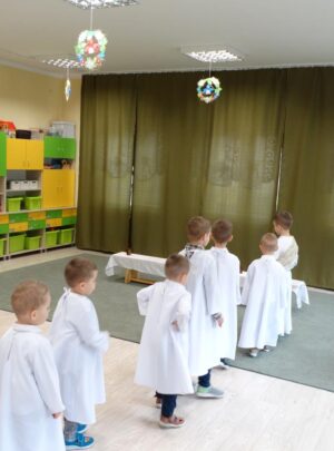 Zabezpieczone: Wielki Czwartek w naszym przedszkolu