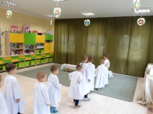 Zabezpieczone: Wielki Czwartek w naszym przedszkolu